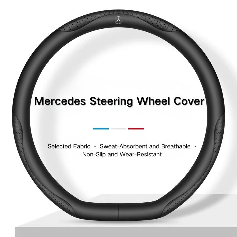 Load image into Gallery viewer, Mercedes-Benz Skin-friendly & Breathable Steering Wheel Cover For C260L, E300L, A180L, GLA/GLB, GLC, CLA