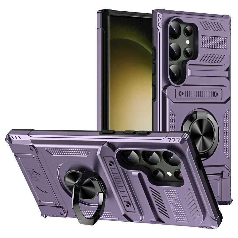 Load image into Gallery viewer, Samsung Galaxy A36 (SM-A366) - Hidden Slot Ring Stand Series Case - i-Station Mobile Phone & Electronic Device Repair and Accessories