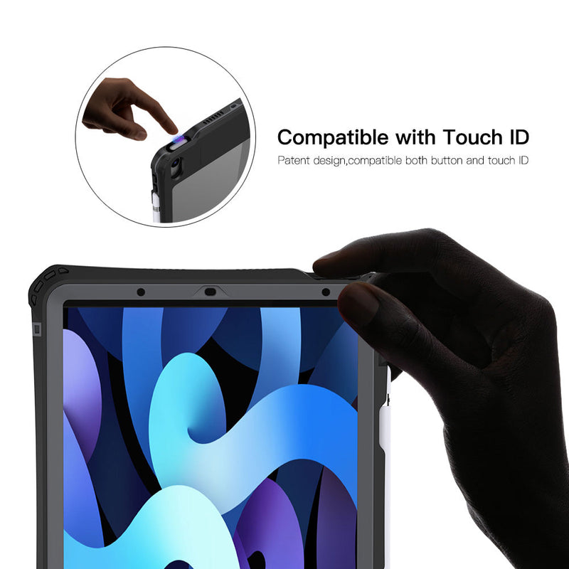 Load image into Gallery viewer, Apple iPad Air 4/5 10.9" Shellbox Waterproof Heavy Duty Lifeproof Style Case - Polar Tech Australia