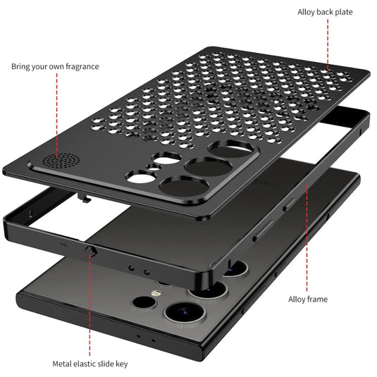 Samsung Galaxy S24/Plus/Ultra - Metal Heat Dissipation Phone Case - i-Station Mobile Phone & Electronic Device Repair and Accessories