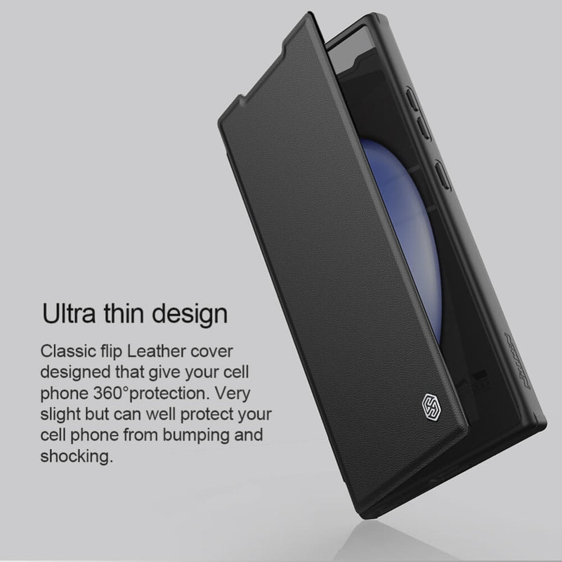 Load image into Gallery viewer, Samsung Galaxy S24/Plus/Ultra - NILLKIN Qin Pro Series Flip Camera Cover Design Leather Phone Case - i-Station Mobile Phone & Electronic Device Repair and Accessories