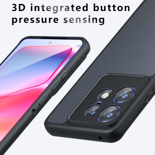 Motorola Moto Edge 50/Pro/Fusion/Ultra Matte Shockproof Essentials Series Case - i-Station Mobile Phone & Electronic Device Repair and Accessories