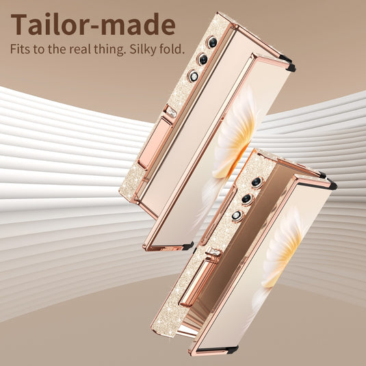 Honor V Purse - Luxurious Glitter Leather Frame Case - i-Station Mobile Phone & Electronic Device Repair and Accessories