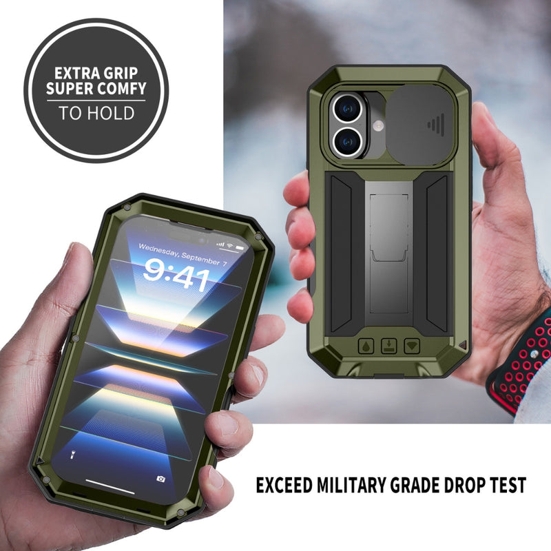 Load image into Gallery viewer, Apple iPhone 16/Pro/Plus/Max - R-JUST Sliding Camera IP54 Life Waterproof Holder Phone Case - i-Station Mobile Phone & Electronic Device Repair and Accessories