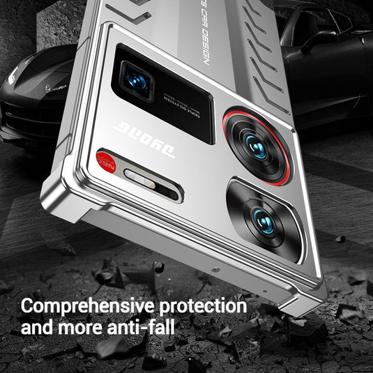 ZTE Nubia Z60 Ultra/Leading Metal Frame Matte Shockproof Phone Case with Snap Lock - i-Station Mobile Phone & Electronic Device Repair and Accessories