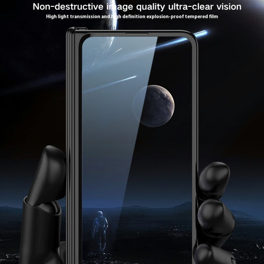 Samsung Galaxy Z Fold 5(SM-F946) - Hinged Foldable Full Coverage Transparent Shockproof Protective Case - i-Station Mobile Phone & Electronic Device Repair and Accessories