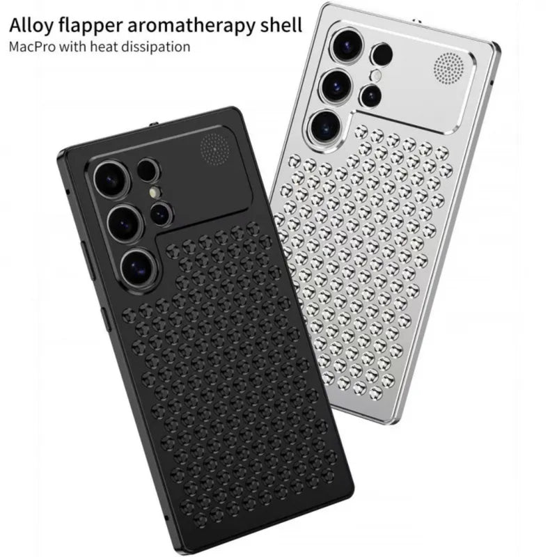 Load image into Gallery viewer, Samsung galaxy S25 Ultra 5G (SM-S938) - Fashion Aromatherapy Heat Dissipation Aluminum Alloy Metal Case - i-Station Mobile Phone & Electronic Device Repair and Accessories