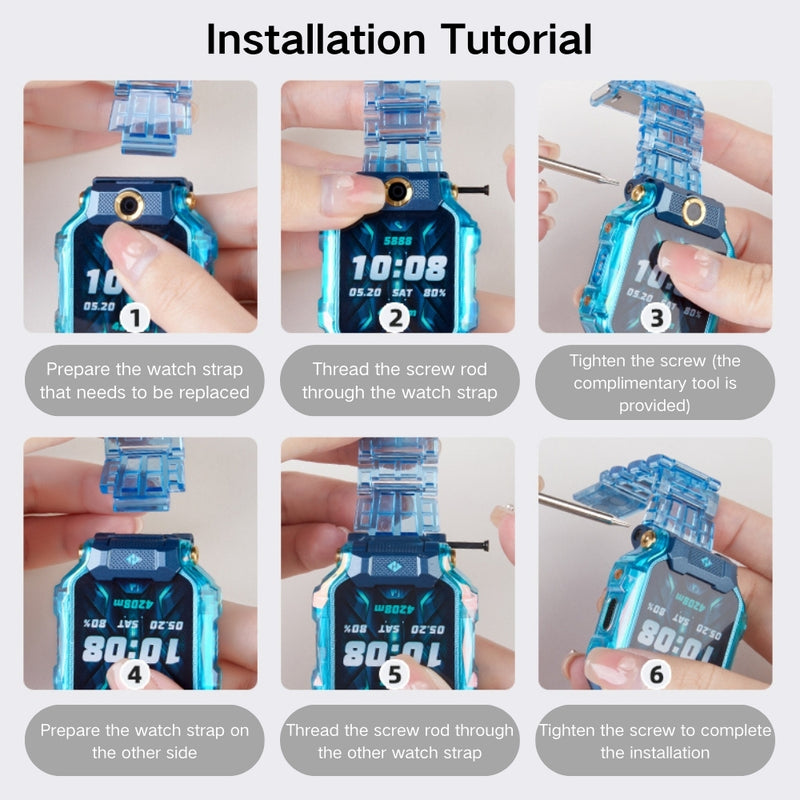 Load image into Gallery viewer, imoo Watch Phone Z7 - Children Transparent Magnetic Buckle Watch Band - i-Station Mobile Phone & Electronic Device Repair and Accessories