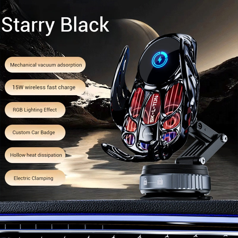 Load image into Gallery viewer, Universal 15W Wireless Car Phone Charger & Holder – Motorized Suction Cup Mount for Navigation - i-Station Mobile Phone & Electronic Device Repair and Accessories