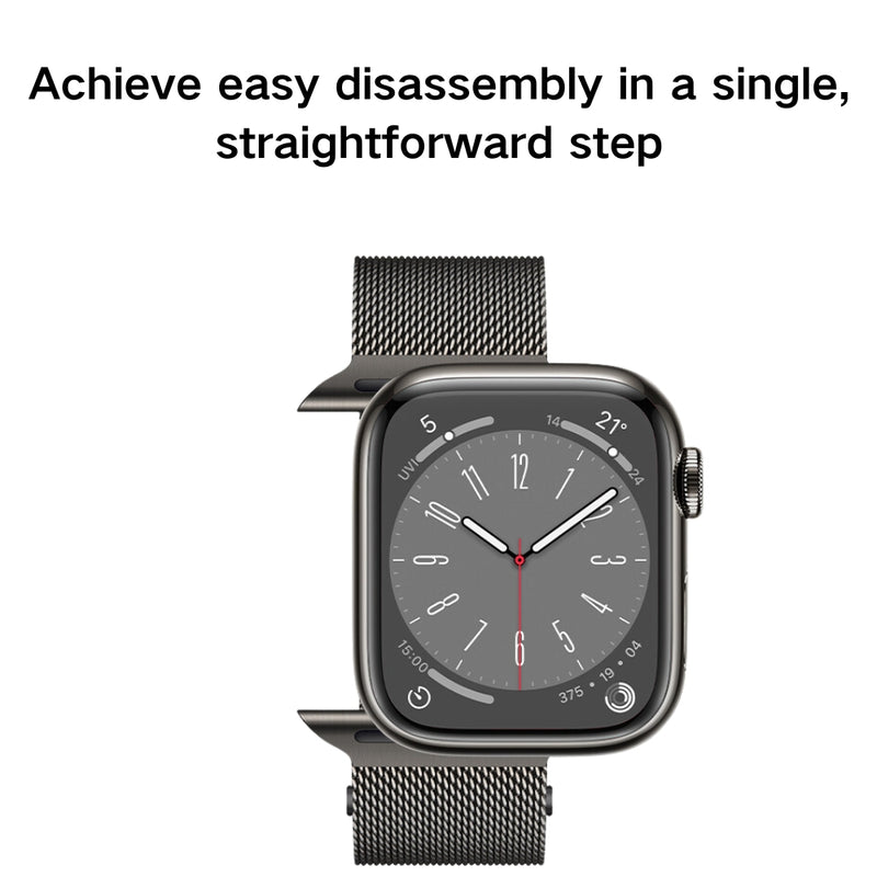 Load image into Gallery viewer, Apple Watch Series 1/2/3/4/5/6/SE/7/8/9/10/Ultra - Metal Clasp Magnetic Round Head Watch Band - i-Station Mobile Phone & Electronic Device Repair and Accessories