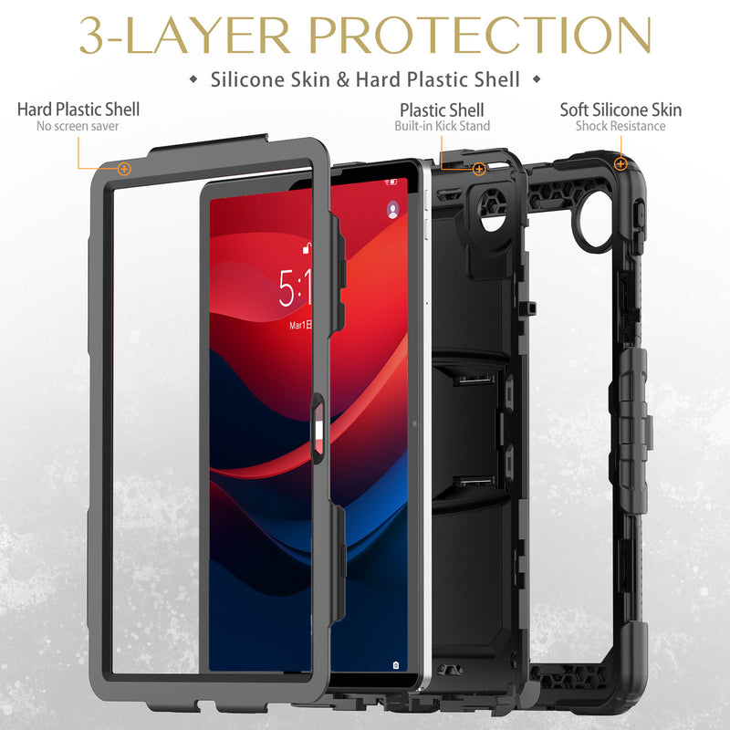Load image into Gallery viewer, Lenovo Tab M10 Gen 3 (3rd Gen) 10.1" inch 2022 (TB-328F/TB-328X) - Invisible Stand Shockproof Heavy Duty Series Case - i-Station Mobile Phone & Electronic Device Repair and Accessories