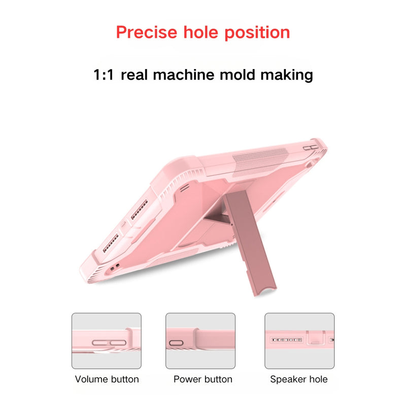 Load image into Gallery viewer, Apple iPad Pro 13-inch M4 (2024) - PC + Silicone 360 Degree Full Body Protective Stand Case - i-Station Mobile Phone & Electronic Device Repair and Accessories