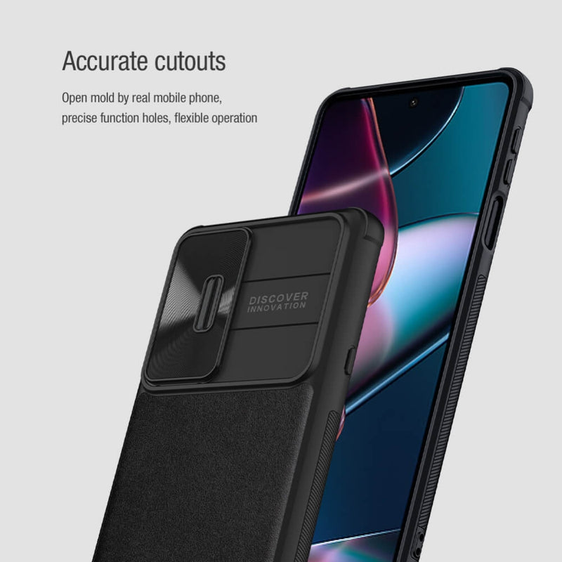 Load image into Gallery viewer, Motorola Moto Edge X30 - Nillkin CamShield Leather Cover Case - i-Station Mobile Phone & Electronic Device Repair and Accessories