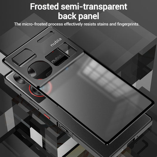 ZTE Nubia Z70 Ultra Metal Frame Matte Shockproof Phone Case with Snap Lock - i-Station Mobile Phone & Electronic Device Repair and Accessories