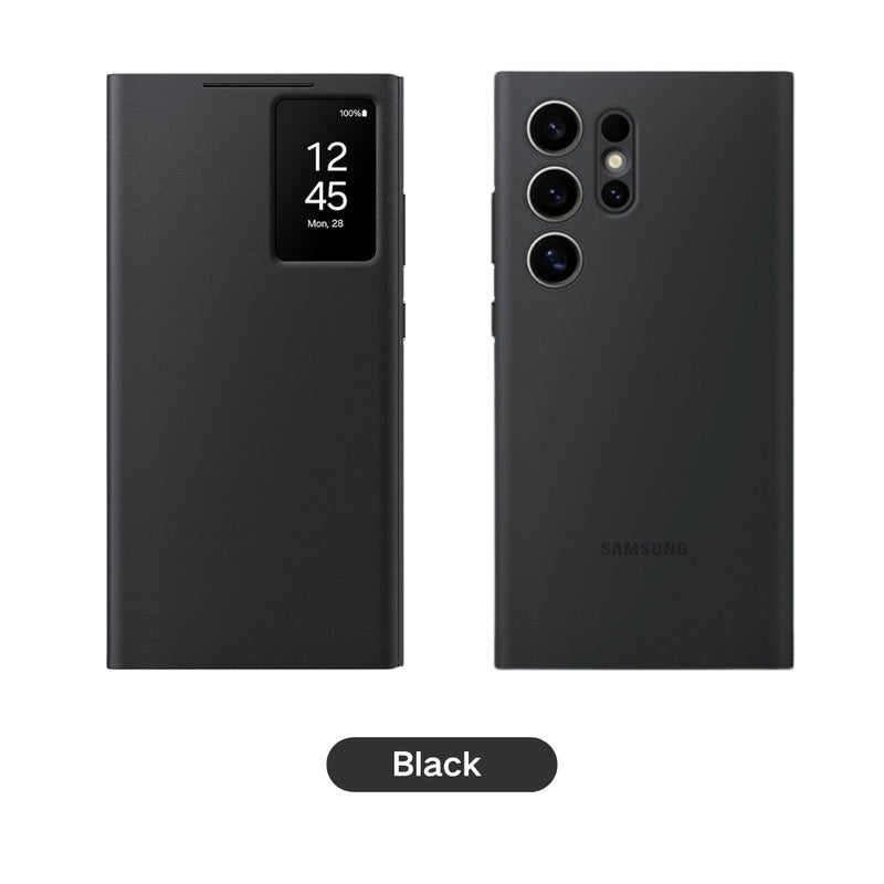Load image into Gallery viewer, Samsung Galaxy S24/Plus/Ultra - Original Card-inserting Intelligent Vision Window Flip Wallet Series Case - i-Station Mobile Phone & Electronic Device Repair and Accessories
