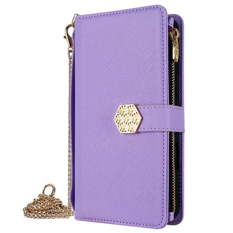 Load image into Gallery viewer, Sony Xperia Ace II - Women's Crossbody PU Leather Wallet Series Case With Metal Chain - i-Station Mobile Phone & Electronic Device Repair and Accessories