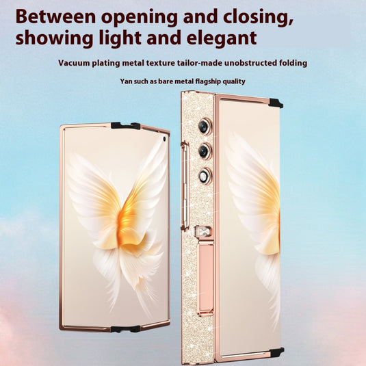 Honor V Purse - Luxurious Glitter Leather Frame Case - i-Station Mobile Phone & Electronic Device Repair and Accessories