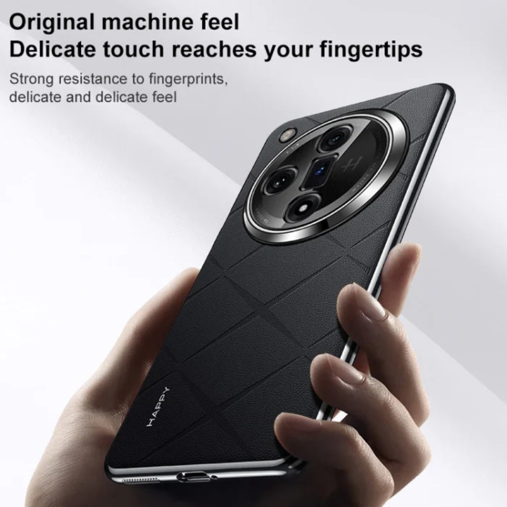 OPPO Find X8 Pro - Plain Leather PC Phone Case - i-Station Mobile Phone & Electronic Device Repair and Accessories