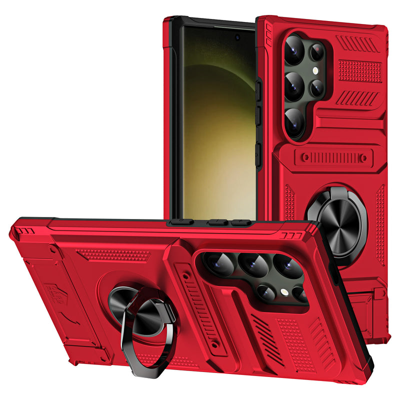 Load image into Gallery viewer, Samsung Galaxy A36 (SM-A366) - Hidden Slot Ring Stand Series Case - i-Station Mobile Phone & Electronic Device Repair and Accessories