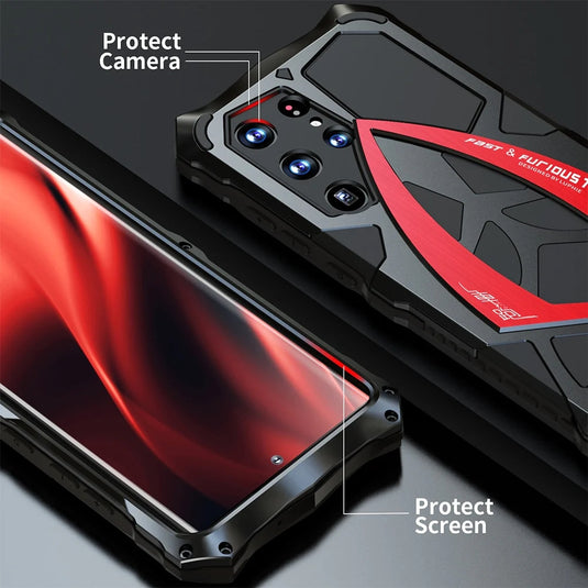 Samsung Galaxy S24 Ultra 5G(SM-S928) - Military Grade Shockproof Metal Armor Protective Case - i-Station Mobile Phone & Electronic Device Repair and Accessories