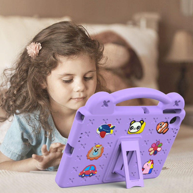 Load image into Gallery viewer, Lenovo Tab M8 (HD/FHD/3rd Gen) 8.0" inch - Children's Cartoon Alphabet Style EVA Stand Heavy Duty Series Case - i-Station Mobile Phone & Electronic Device Repair and Accessories