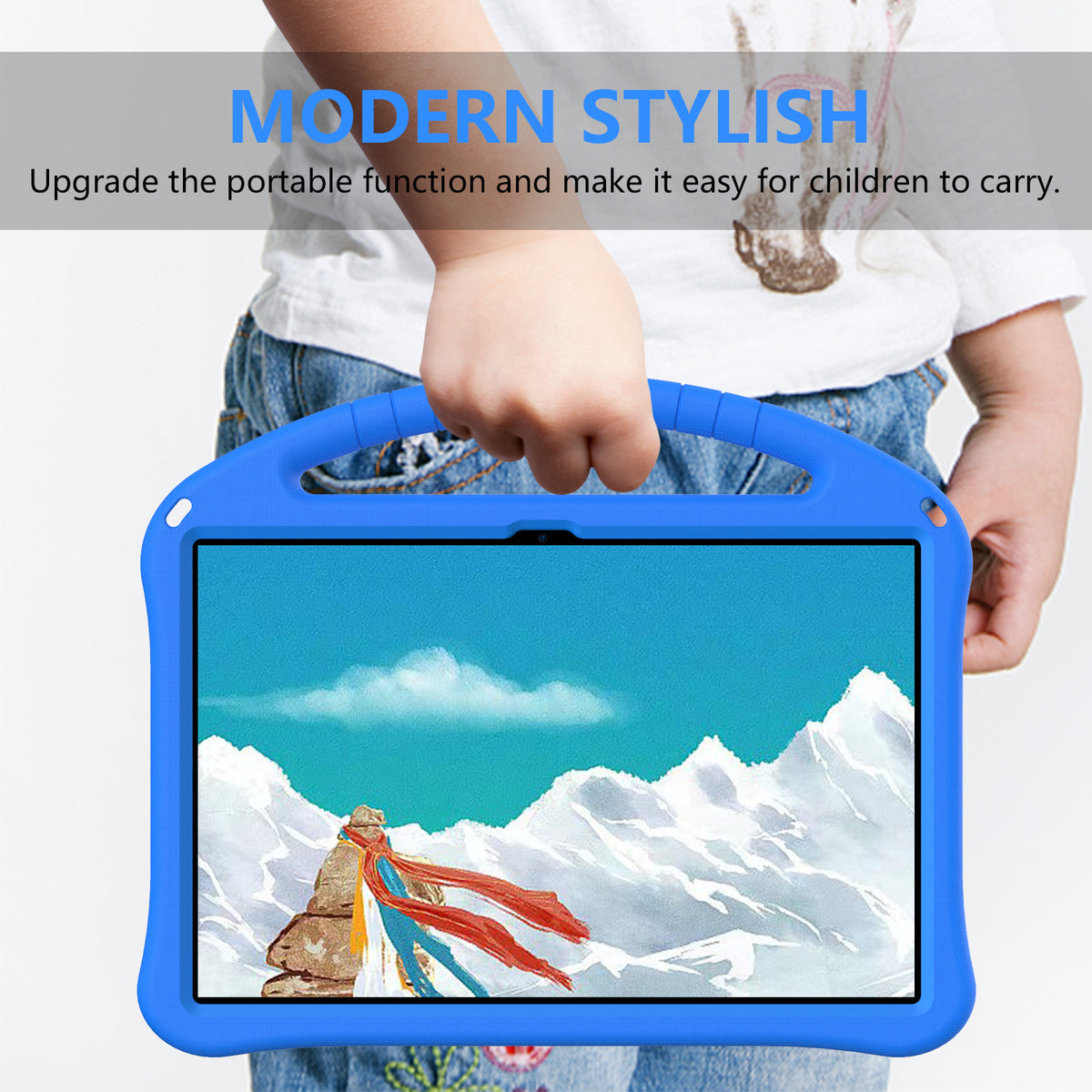 Lenovo Idea Tab Pro 12.7" 2025 (TB373FU/TB375FC) - King Kong Hand Silicone Heavy Duty Series Case With Stand - i-Station Mobile Phone & Electronic Device Repair and Accessories