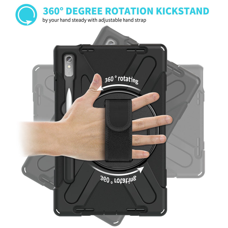 Load image into Gallery viewer, Lenovo P11 Pro & Pad Pro 2022 11.2" (TB-138 & TB-132) 360 Rotation Heavy Duty Kid Friendly Handle Case - Polar Tech Australia