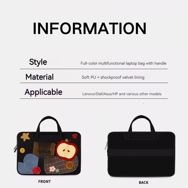 Load image into Gallery viewer, Apple MacBook Air 13.3″ (2020–2023) Multifunctional Cartoon Soft Shockproof Laptop Bag