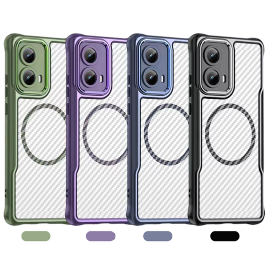 Motorola Moto Edge (2024) Heat-Dissipating Frosted Carbon Fiber Hard Essentials Series Case - i-Station Mobile Phone & Electronic Device Repair and Accessories