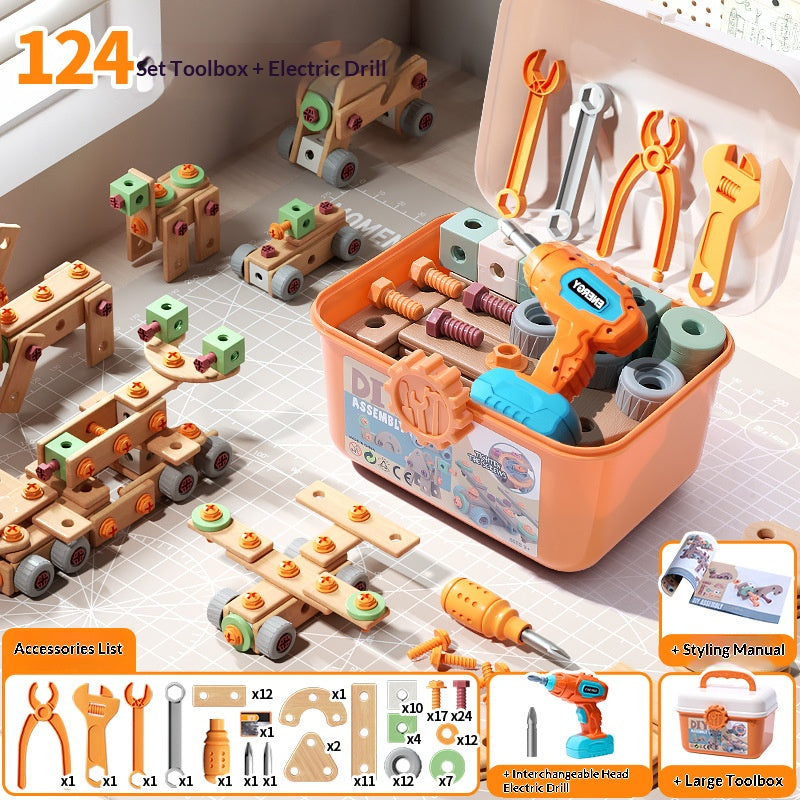 Load image into Gallery viewer, Kids DIY Assembly Construction Tool Set – Creative Building & Parent-Child Interactive Learning Toy - i-Station Mobile Phone & Electronic Device Repair and Accessories