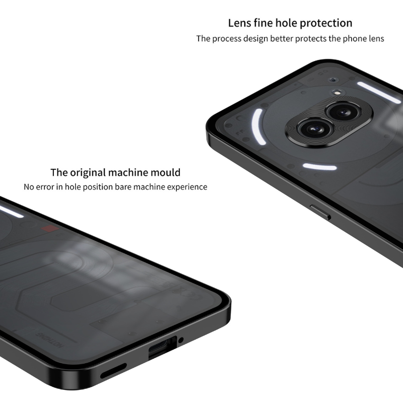 Load image into Gallery viewer, Nothing Phone (3a)/Pro Metal Frame Snap-On Acrylic Phone Case - i-Station Mobile Phone & Electronic Device Repair and Accessories