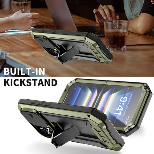 Apple iPhone 16/Pro/Plus/Max - R-JUST Sliding Camera IP54 Life Waterproof Holder Phone Case - i-Station Mobile Phone & Electronic Device Repair and Accessories