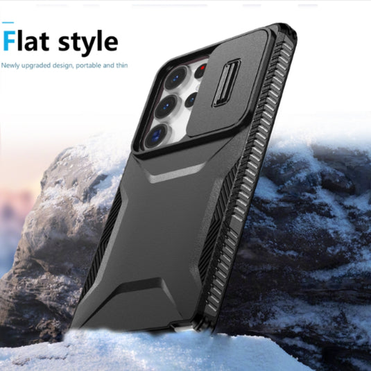 Samsung Galaxy A25 5G (SM-A256) - Anti-slip Sliding Window Heavy Duty Series Case - i-Station Mobile Phone & Electronic Device Repair and Accessories