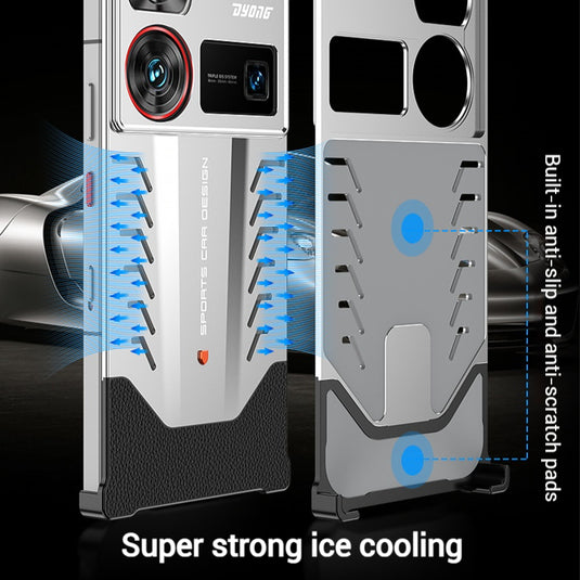 ZTE Nubia Z60 Ultra/Leading Metal Frame Matte Shockproof Phone Case with Snap Lock - i-Station Mobile Phone & Electronic Device Repair and Accessories