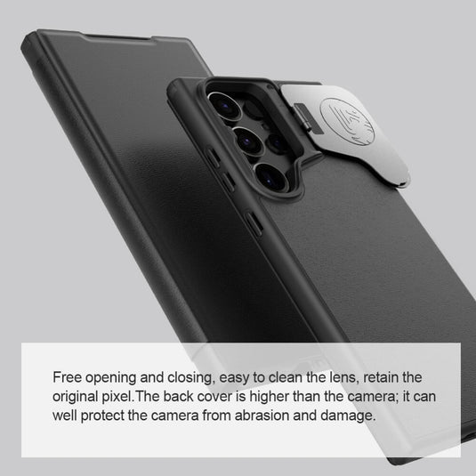 Samsung Galaxy S24/Plus/Ultra - NILLKIN Qin Pro Series Flip Camera Cover Design Leather Phone Case - i-Station Mobile Phone & Electronic Device Repair and Accessories