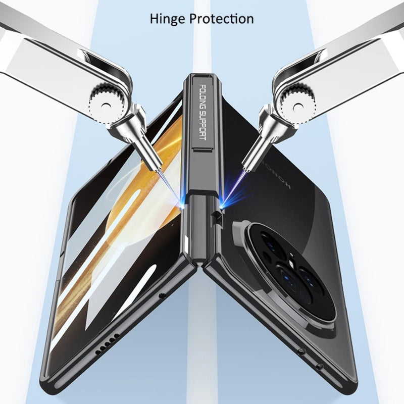 Load image into Gallery viewer, Honor Magic V3 - Electroplated Frame Side Wrap Stand Shockproof Protective Case - i-Station Mobile Phone & Electronic Device Repair and Accessories