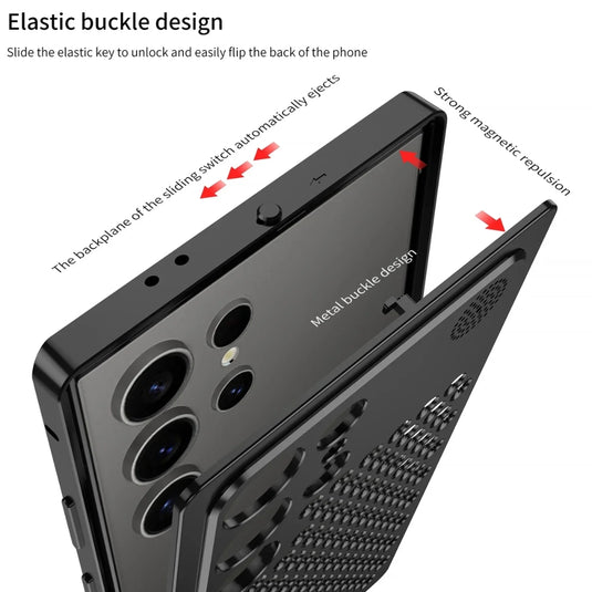 Samsung Galaxy S24/Plus/Ultra - Metal Heat Dissipation Phone Case - i-Station Mobile Phone & Electronic Device Repair and Accessories