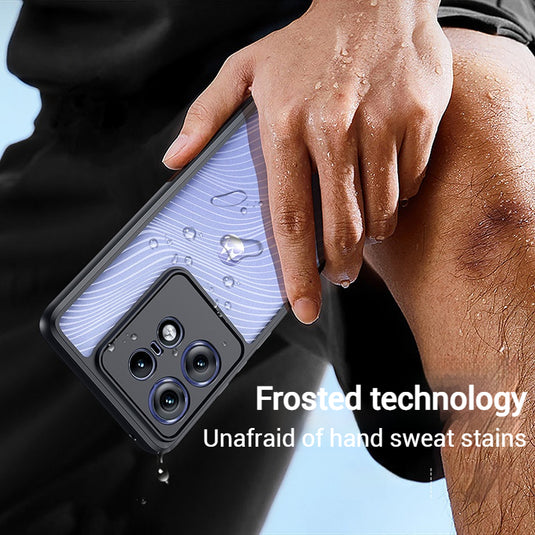 Motorola Moto Edge 60 Fusion Matte Transparent Full-Cover Shockproof Protective Case - i-Station Mobile Phone & Electronic Device Repair and Accessories