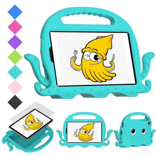 Lenovo Tab M10 10.6" inch 2023 (TB-360FU) - Hand-carry Children Cartoon Octopus Shockproof Heavy Duty Series Case - i-Station Mobile Phone & Electronic Device Repair and Accessories