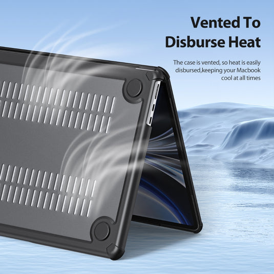 MacBook Air 13.6" 2025 (A3240) M4 - DUX DUCIS LCGH Laptop Frosted Protective Case - i-Station Mobile Phone & Electronic Device Repair and Accessories