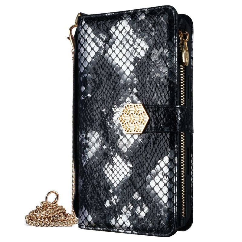 Load image into Gallery viewer, Sony Xperia Ace II - Women's Crossbody PU Leather Wallet Series Case With Metal Chain - i-Station Mobile Phone & Electronic Device Repair and Accessories