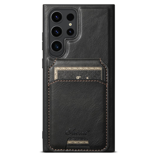 Samsung Galaxy S22/Plus/Ultra - Business Detachable Magnetic Leather Card Holder Stand Case - i-Station Mobile Phone & Electronic Device Repair and Accessories