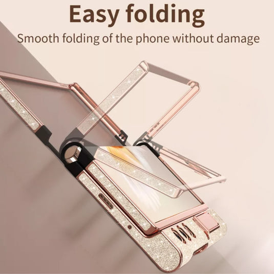 Honor V Purse - Luxurious Glitter Leather Frame Case - i-Station Mobile Phone & Electronic Device Repair and Accessories