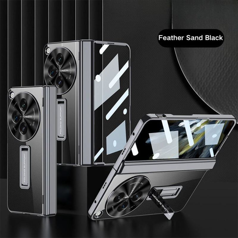 Load image into Gallery viewer, OPPO Find N3 (CPH2499) - Electroplated Frame All-in-One Case and Film Stand Series Case - i-Station Mobile Phone & Electronic Device Repair and Accessories