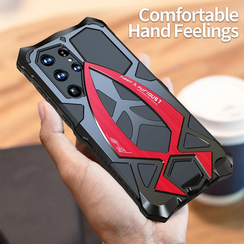 Load image into Gallery viewer, Samsung Galaxy S24 Ultra 5G(SM-S928) - Military Grade Shockproof Metal Armor Protective Case - i-Station Mobile Phone & Electronic Device Repair and Accessories