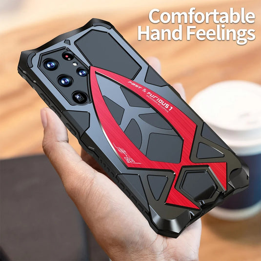 Samsung Galaxy S24 Ultra 5G(SM-S928) - Military Grade Shockproof Metal Armor Protective Case - i-Station Mobile Phone & Electronic Device Repair and Accessories