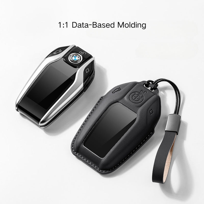 Load image into Gallery viewer, BMW Leather Car Key Fob Case Cover For 1, 2, 3, 5, 7 Series, X1, X3, X5, X6, X7, ix1, ix40, ix50, i8 - i-Station Mobile Phone & Electronic Device Repair and Accessories