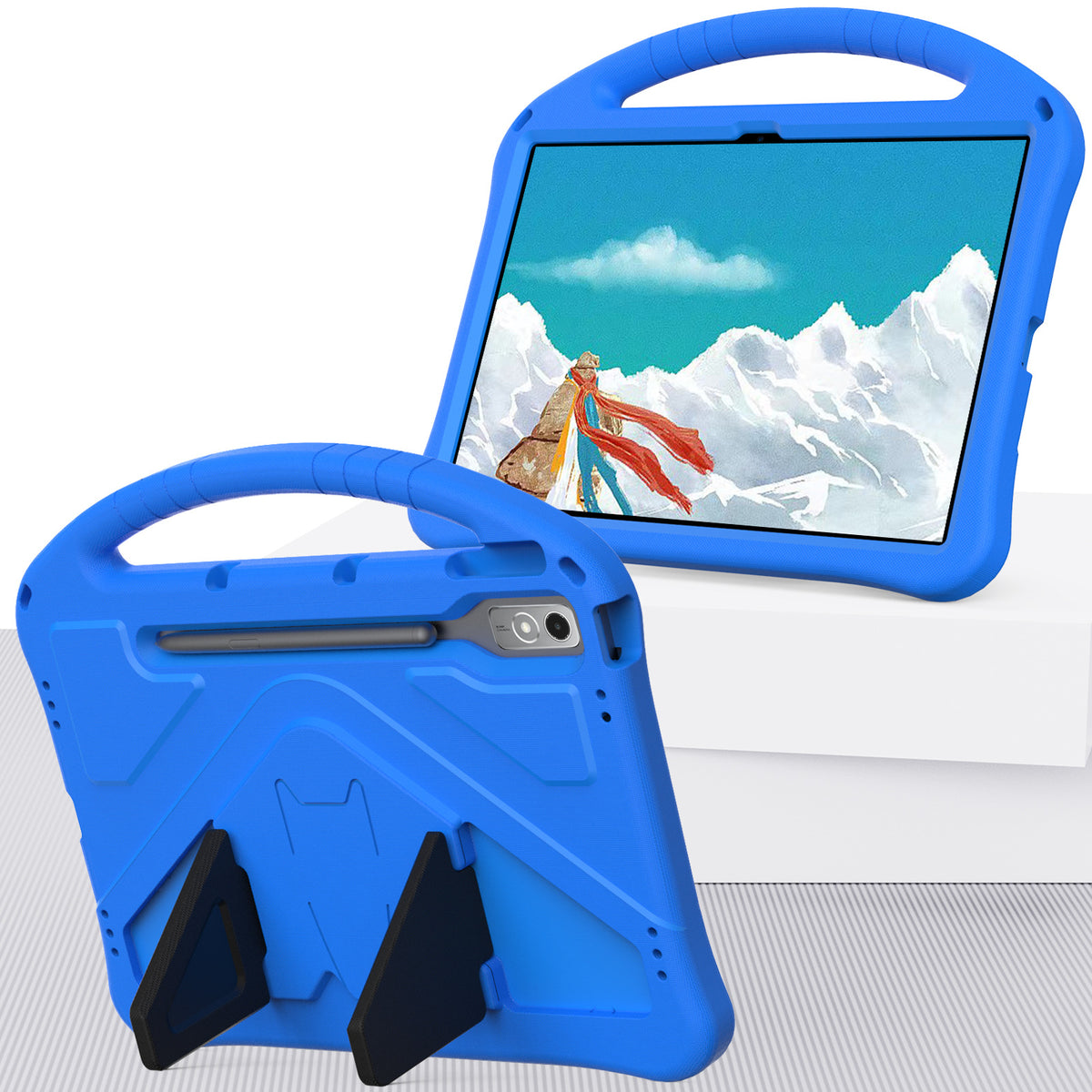 Lenovo Idea Tab Pro 12.7" 2025 (TB373FU/TB375FC) - King Kong Hand Silicone Heavy Duty Series Case With Stand - i-Station Mobile Phone & Electronic Device Repair and Accessories