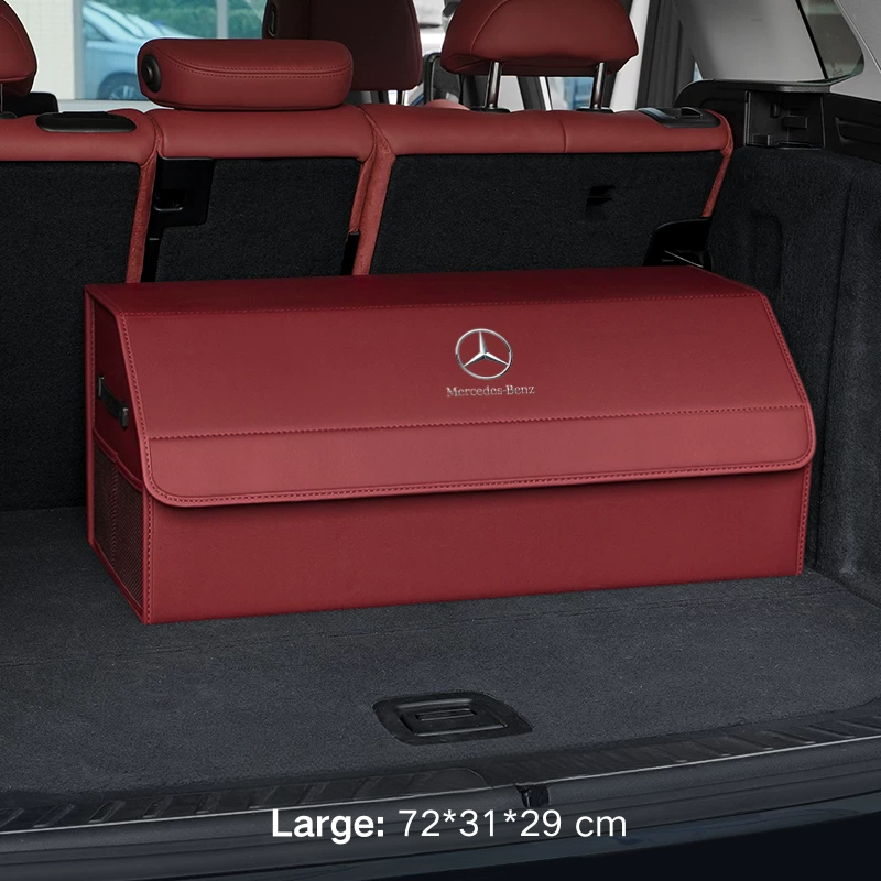 Load image into Gallery viewer, Mercedes-Benz Microfiber Leather Car Trunk Storage Box for GLE350/450, GLA, GLC, GLB, GLS, G500, EQC, E-Class, C-Class, S-Class - i-Station Mobile Phone & Electronic Device Repair and Accessories