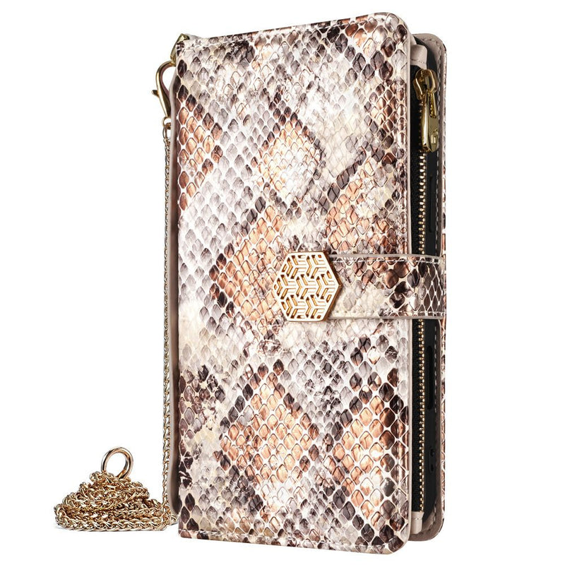 Load image into Gallery viewer, Sony Xperia Ace II - Women's Crossbody PU Leather Wallet Series Case With Metal Chain - i-Station Mobile Phone & Electronic Device Repair and Accessories